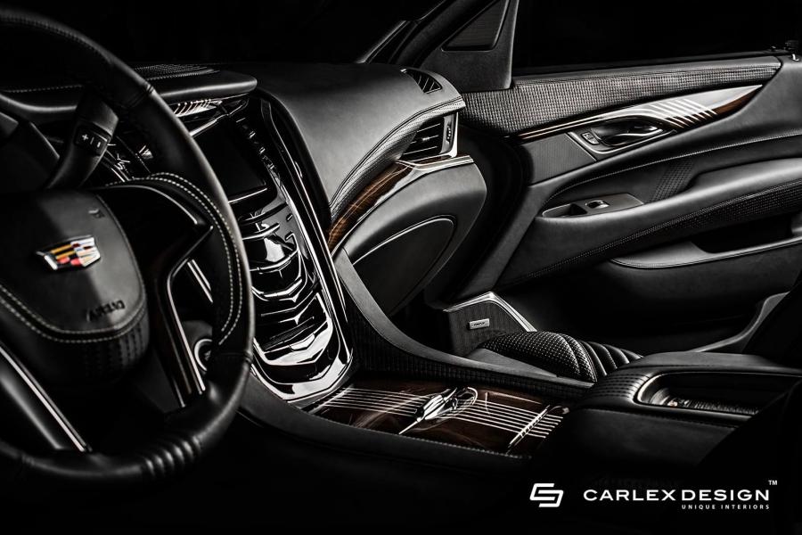 Детали интерьера Cadillac Escalade Platinum by Carlex Design 2016 года  (фото 2 из 13)
